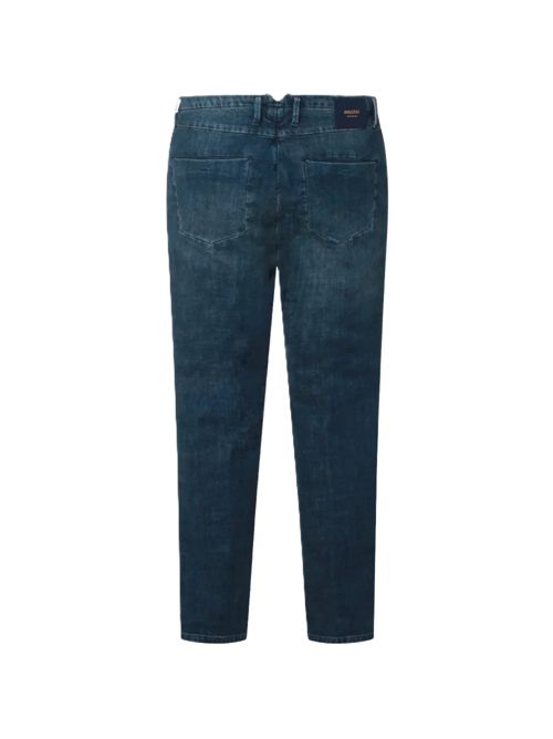 Pantalone tapered fit in denim stretch Incotex Bluedivision | BXT05C2615GW03A
